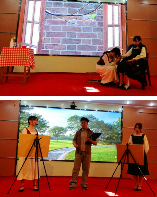 ���翴��ѧӢ�������� ɽ��ʦ����SEC��������̨�硶The last leaf���չ�