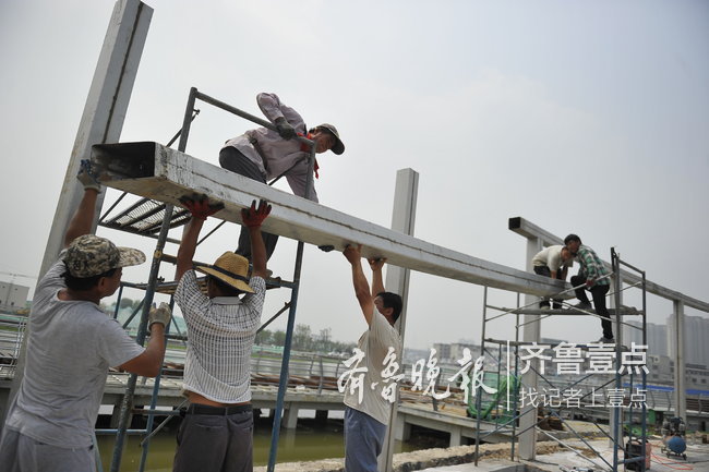 连通大明湖小清河，济南云锦湖公园惊艳初显型！