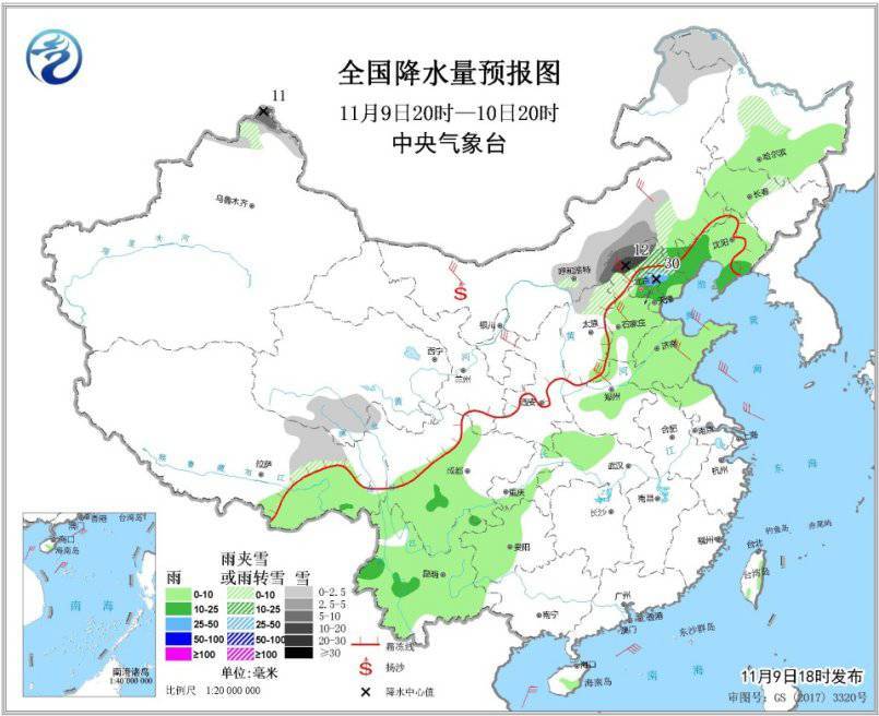 新一股冷空气将影响我国大部 华北东北局地有暴雪