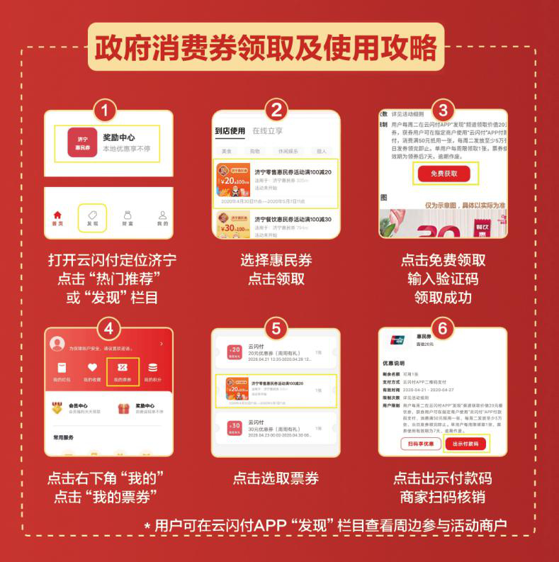 济宁惠民消费券将连发13轮，每周四上午11点可抢