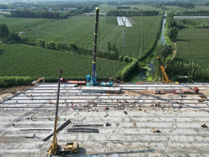 济太路在起步区全线贯通 该项目是济南国际标准地招商产业园三期工程