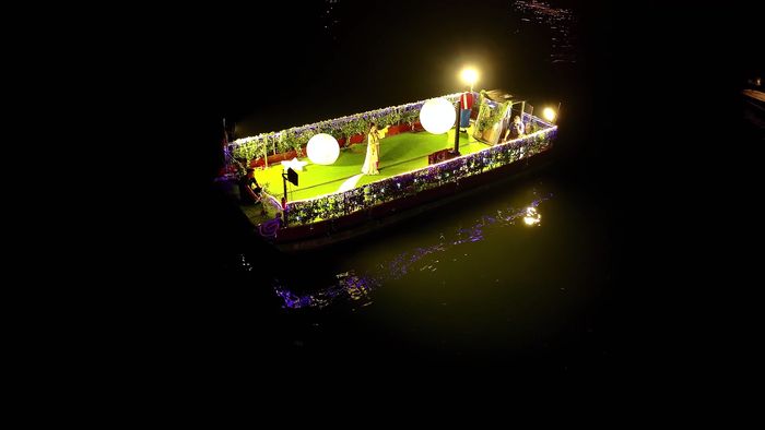 画舫游船湖景演艺首次亮相大明湖