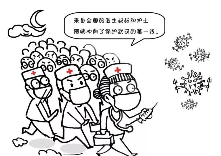 暖心闻丨“武汉，不用怕,我们都在!” 山东教师原创漫画为武汉加油！