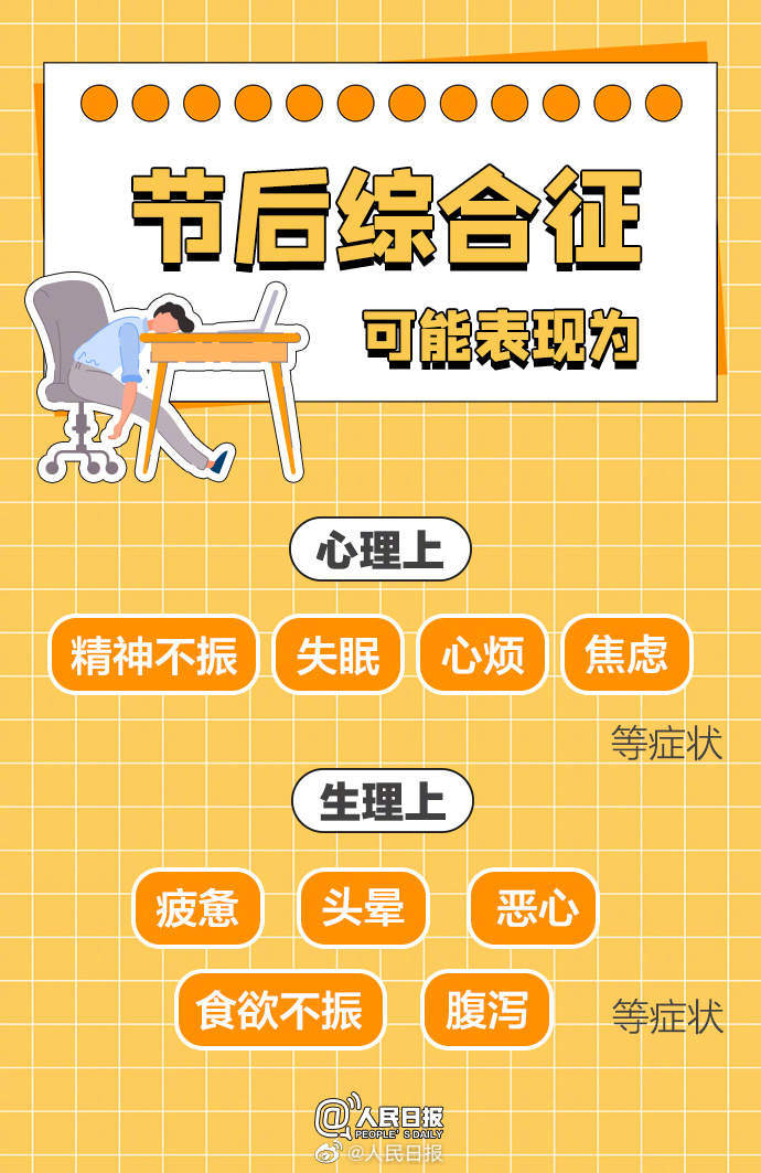 出现节后综合征怎么满血回归？9图带你摆脱emo