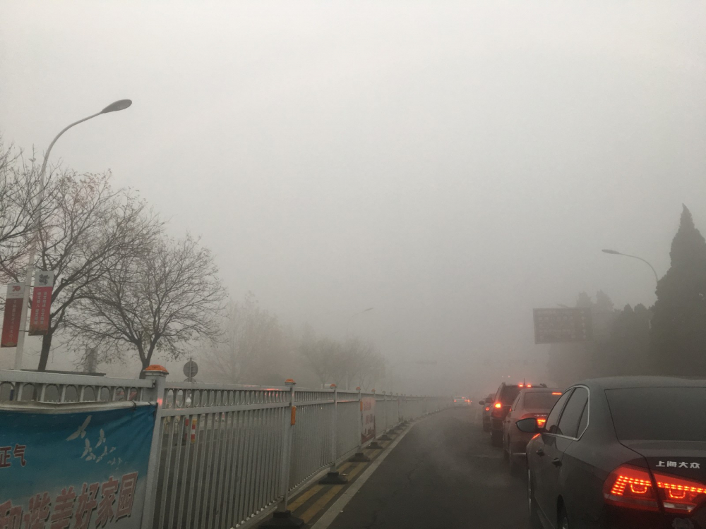 山东将大雾红色预警降为黄色预警 11市仍有浓雾