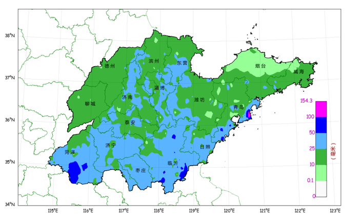 这场春雨有点儿“贵”，34个小时里山东下了3208个“大明湖”