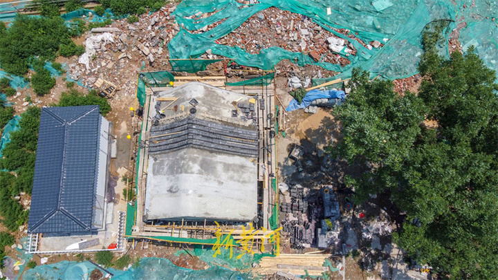 济南丁家庄片区拆除保留古树老建筑 重新修缮将成新景观