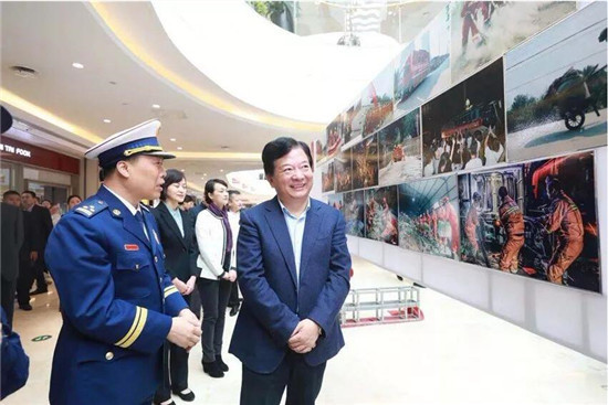 山东各地启动“119”消防安全宣传月活动