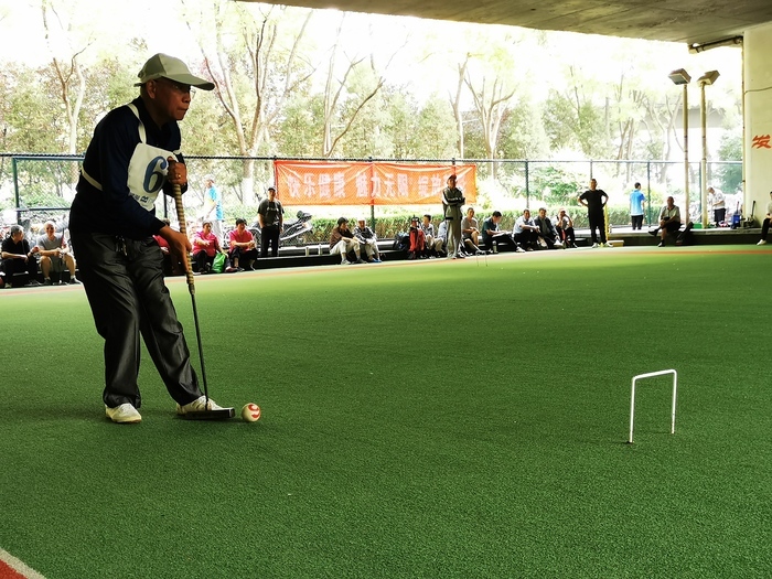 2019年济南市第九届全民健身运动会 百队门球赛开赛