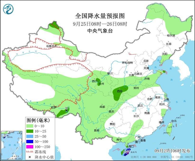 核心现象台：华西区域众阴雨天色 内蒙古东北等地众冷空气行为