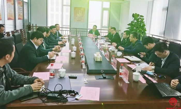 河北省地矿局第九地质大队河北省地调院到山东省地矿局一院调研交流