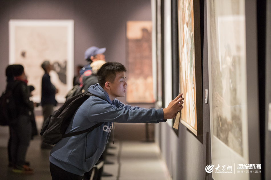 山东美术馆国展迎美术爱好者持续“打卡”