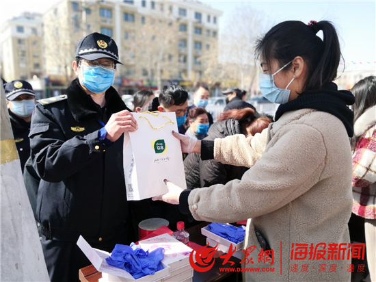 爱心涌动春风暖！30000只手套口罩14000份爱心粥传递淄博温度