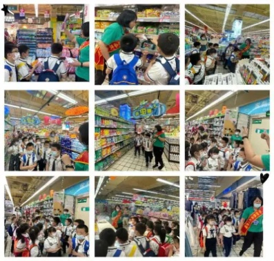 让孩子学会独立购物  华联超市广场店与学校联手举行快乐超市购活动