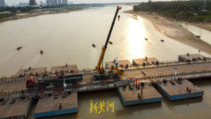 为上游泄洪让路 黄河泺口浮桥明拆除 济南社会 舜网新闻