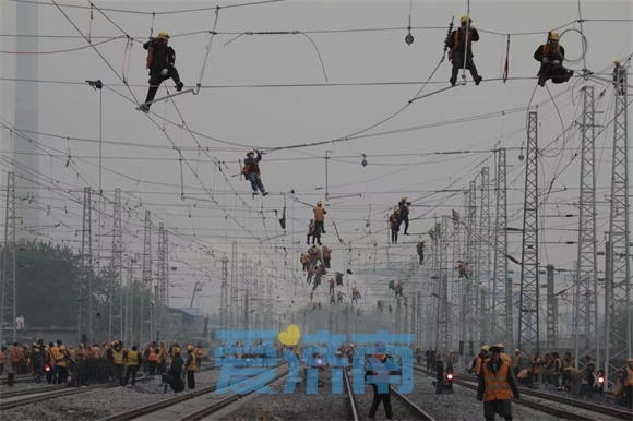 济南东站济南站“牵手”进入倒计时！黄东联络线开始联调联试