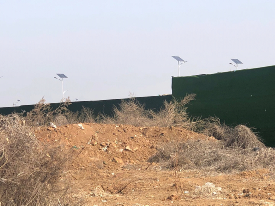 【啄木鸟在行动】 历城区郭店街道山头村附近有渣土未覆盖