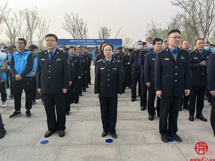 济南市水政监察支队参加市城乡水务局纪念2023年“世界水日”“中国水周”活动