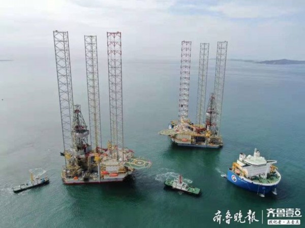近7100海里！烟台两座钻井平台启航前往墨西哥湾