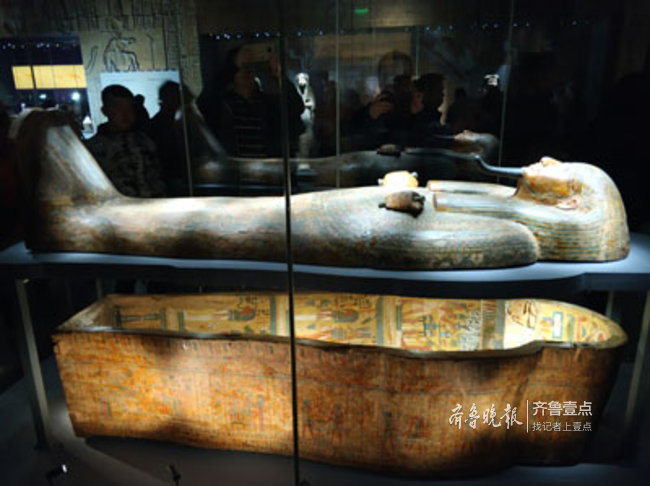 今天省博排起史上最长的队！只为一观埃及木乃伊真容