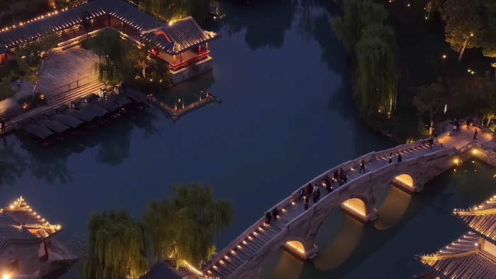 明水古城秋意浓 古色古香引人游