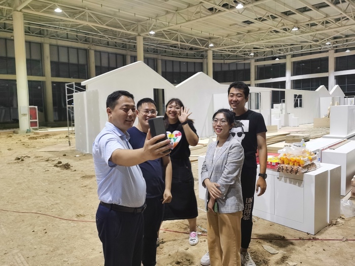 岗位上过中秋，他们坚守在花博会筹备第一线