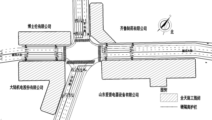 济南地铁6号线工业园站9月8日起围挡施工