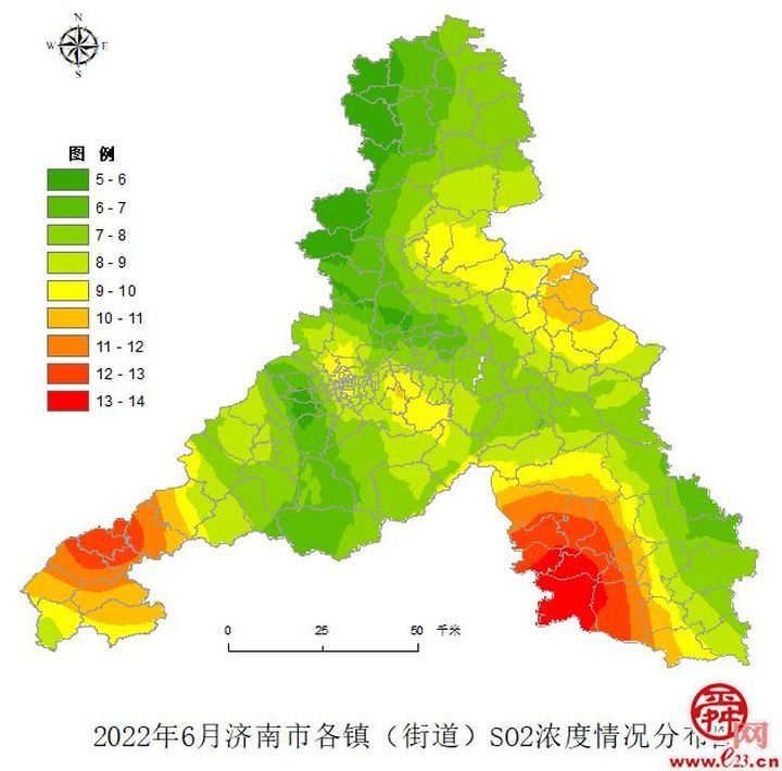 济南公布6月份镇（街道）环境空气质量排名！这5个区获得奖励资金