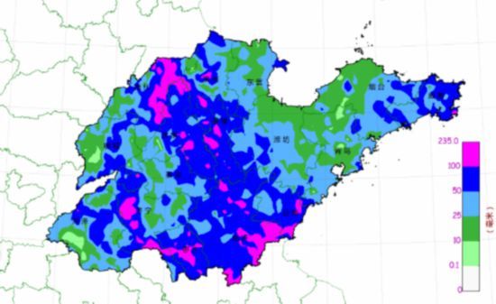 未来三天山东内陆大部地区将出现35℃以上的高温天气