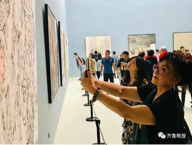 这个70岁的全国美展,终于在山东济南开幕了!最新现场图超好看!