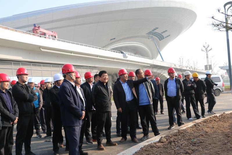 鲁南高铁临沂北站建设进入倒计时 站前广场即将完工