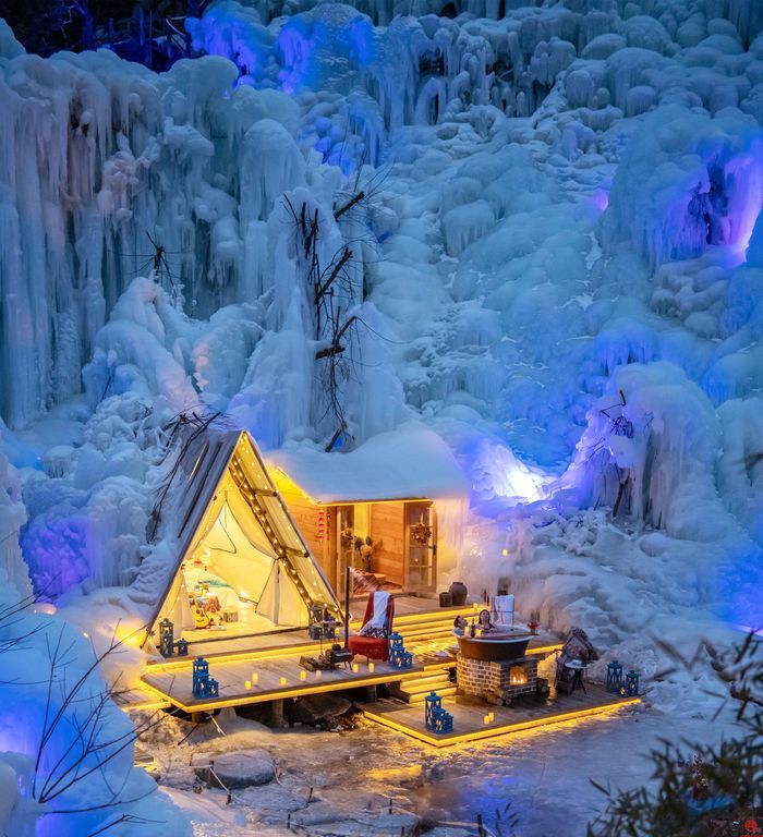 雪落冬藏！九如山迎来鹅毛大雪，银装素裹美如画