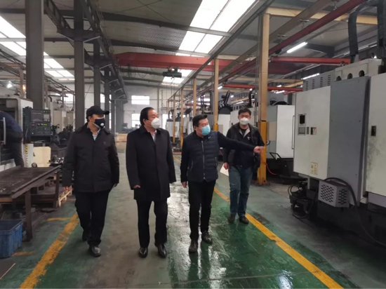王云国到力诺瑞特等企业走访调研疫情防控和复工复产工作