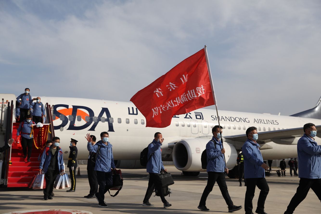 春光晴方好，又迎勇士归——山东援助湖北第三批返鲁人员抵达济南