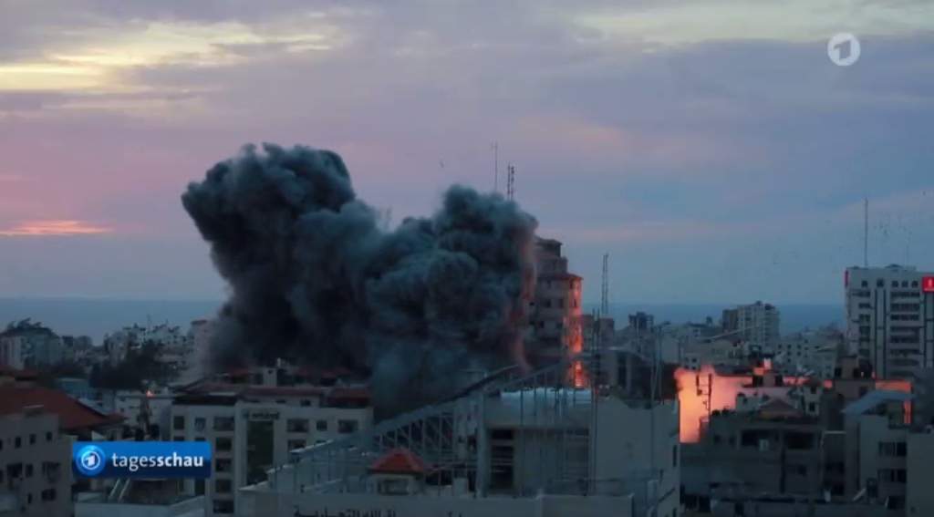 大事看总台！总台记者直击巴以冲突现场