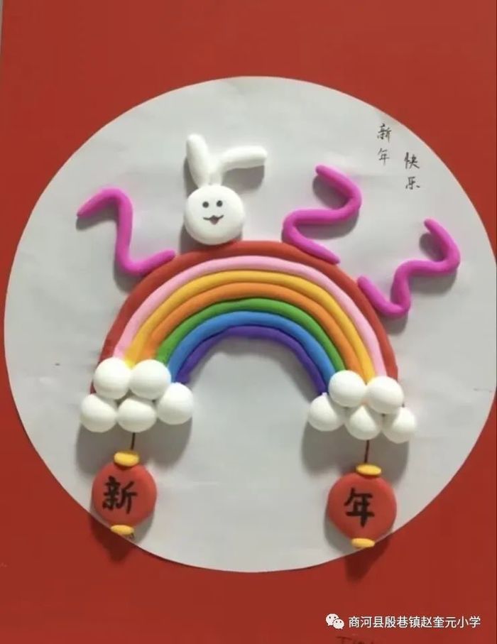 妙手送祝福！商河县殷巷镇赵奎元小学的孩子们这样迎新年