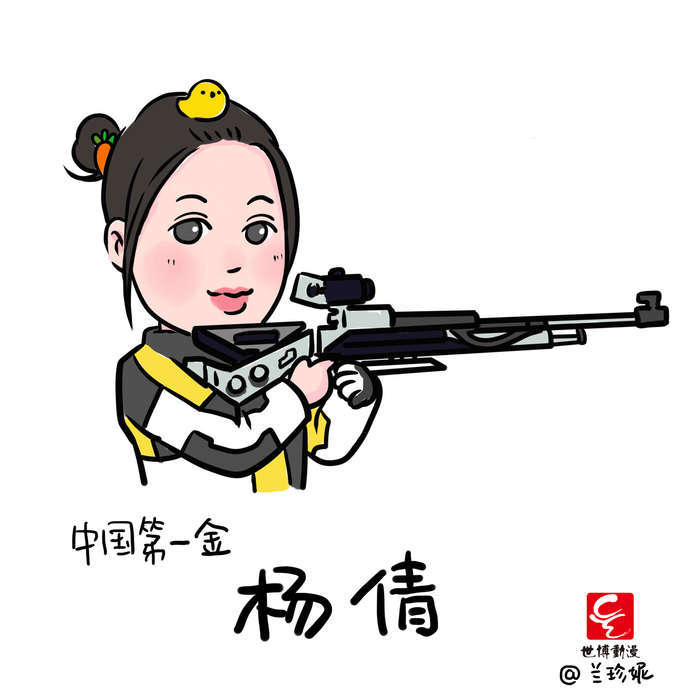 世博动漫策划出品，听障漫画师兰珍妮手绘《漫画奥运·中国荣耀》走红网络