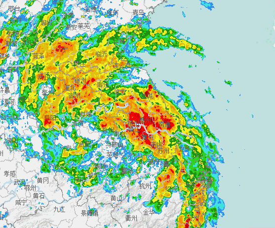 【台风路径实时发布系统】上海解除台风蓝色预警信号，预计今日局部仍有中到大雨