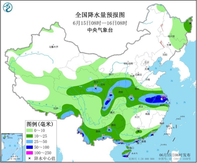 江淮等地新一轮强降雨来袭 京津冀或现持续高温天