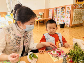 包水饺、作冰花......济南市中区福景幼儿园沉浸式体验过冬至