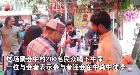 印度聚众喝牛尿怎么回事?为什么要喝牛尿?牛尿有什么功效？