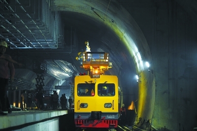 京张高铁八达岭长城站亮相(图)