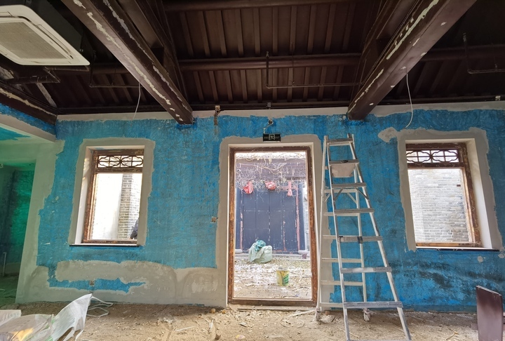 百花洲片区仿古建筑修缮将现新貌