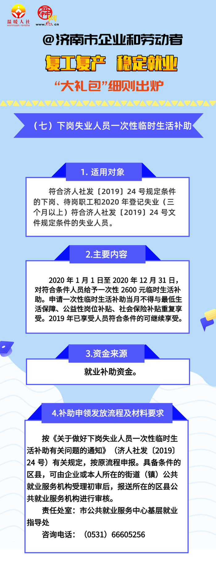 干货!济南稳就业政策实施细则来了!各项补贴如何申领点这里