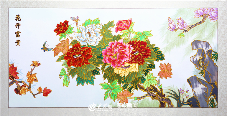 这就是山东丨德州金丝彩贴推陈出新 传统手工艺品焕发现代生机