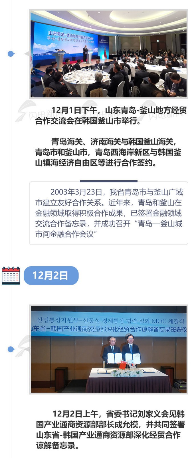 一图看懂山东省代表团访韩之行，去了哪些地方？签署了哪些合作协议？
