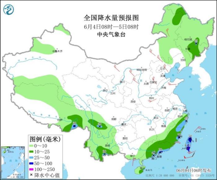 “彩云”影响南海东北部海域 华北南部黄淮等地高温