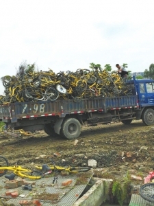 废弃共享单车当废铁卖？ofo：这是正常的报废清理
