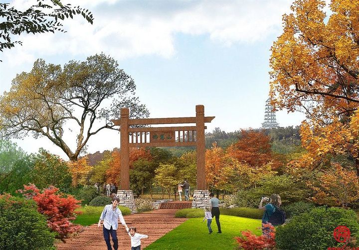 济南生态绿化项目｜“山东省第一绿色生态桥”佛慧山绿道连接桥今年8月底竣工