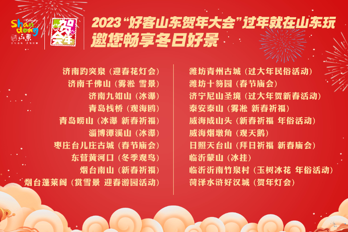 过年在山东怎么玩怎么吃？2023“好客山东贺年大会”暨黄河年货大集备好了